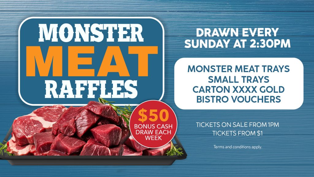 Club Robina Monster Meat Tray Raffles Nightlife