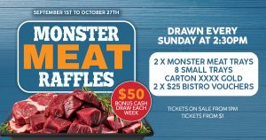 Club Robina Monster Sunday Raffles FBEvent